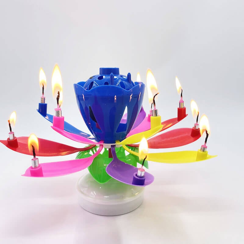 Magic Flower Birthday Candle