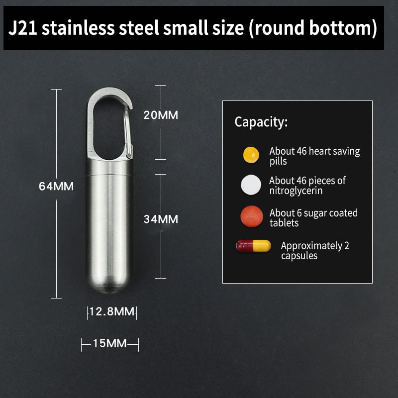 Stainless Steel Pill Box