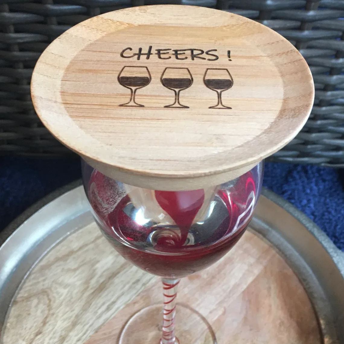 Wine Glass Charcuterie Topper