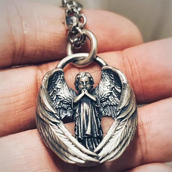 🔥 - Praying Angel Pendant Necklace - You are my angel