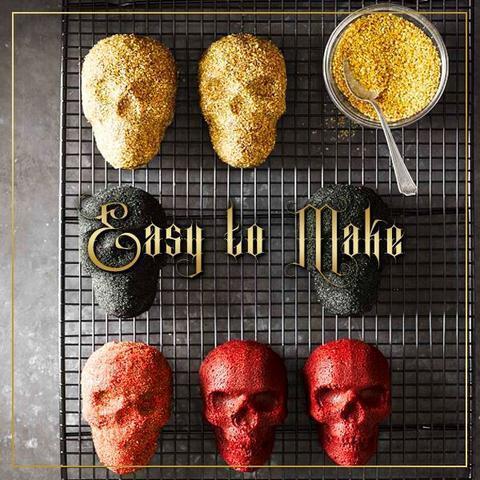 3D Skull Cake Mold