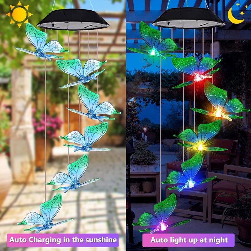 Mother's Day Hot Sale 40%OFF💥Solar Wind Chimes Decorative Lanterns