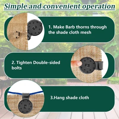 🔥Shade Cloth Heavy Duty Lock Grip