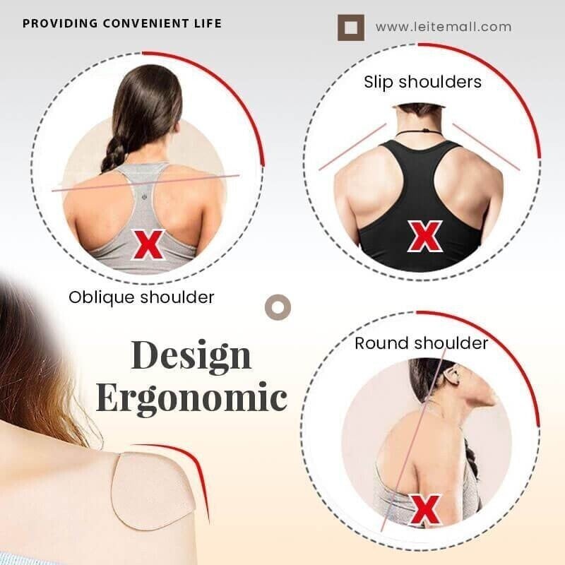 Naturally Silicone -Transparent Anti-slip Shoulder Pads