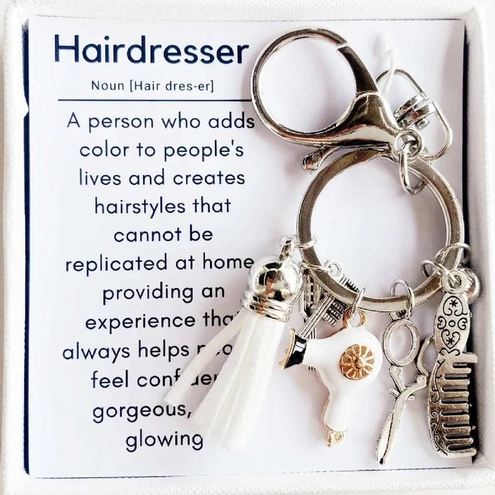 💕Hairstylist Gift Keychain