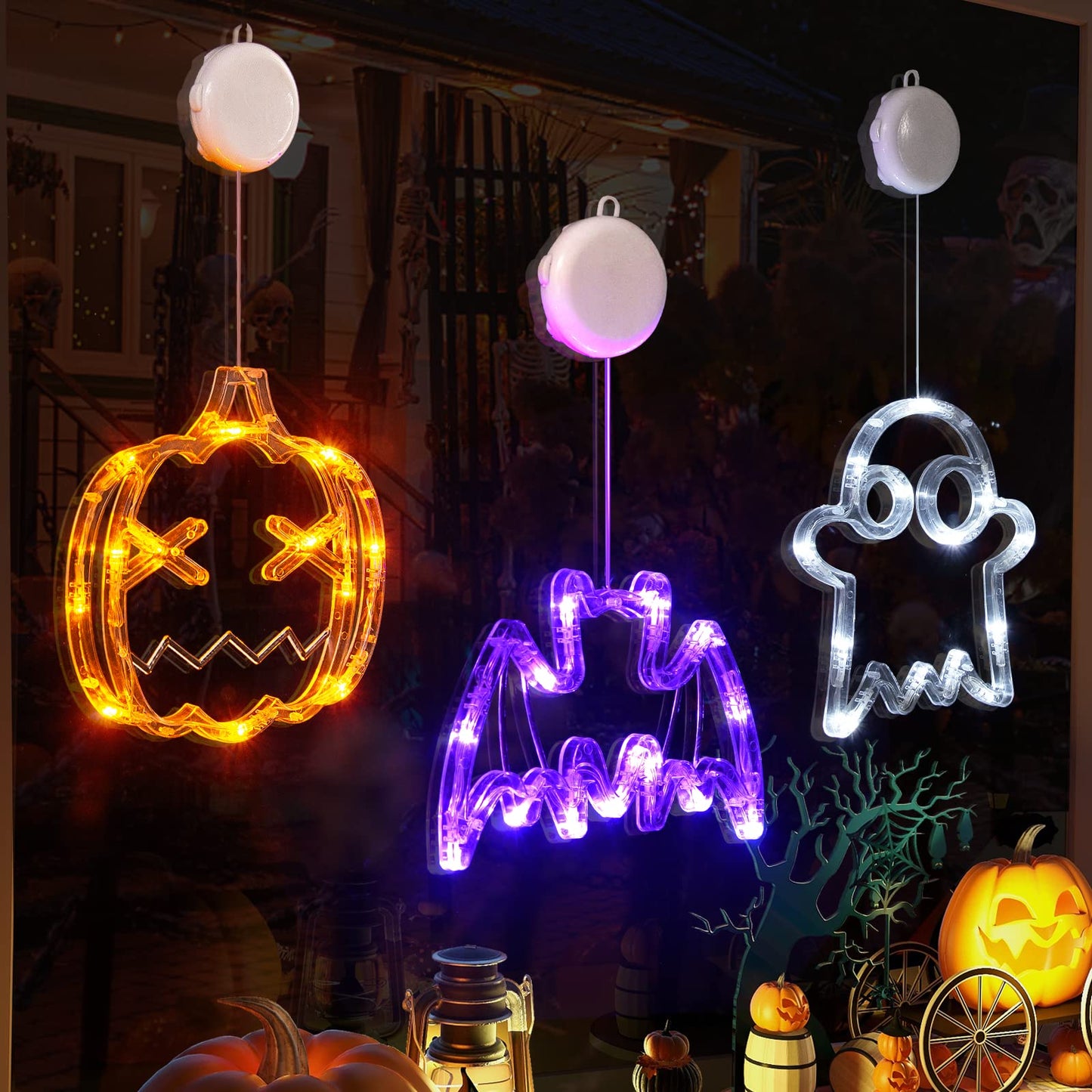 ✨ Upgrade Halloween Window Lights  Decorations