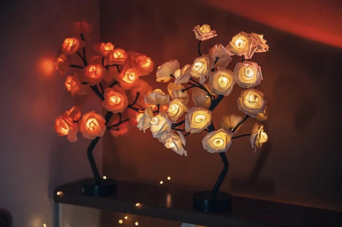 💕Forever Rose Tree Lamp