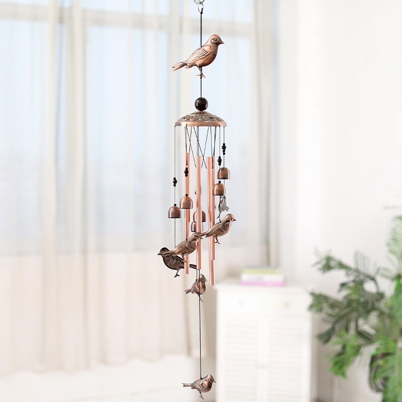 Pure hand-made Copper Horse wind chimes