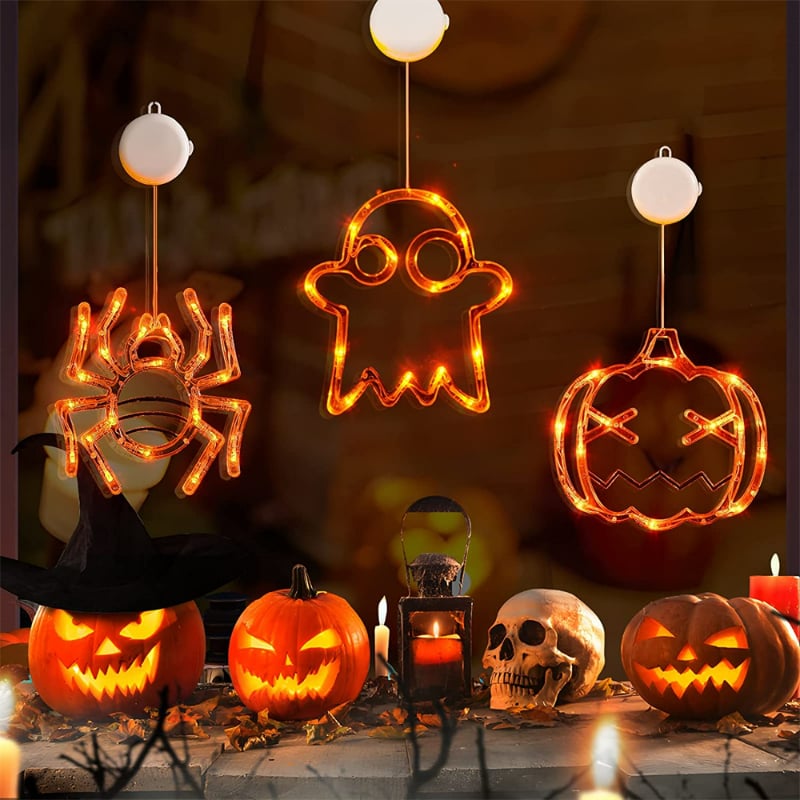 ✨ Upgrade Halloween Window Lights  Decorations