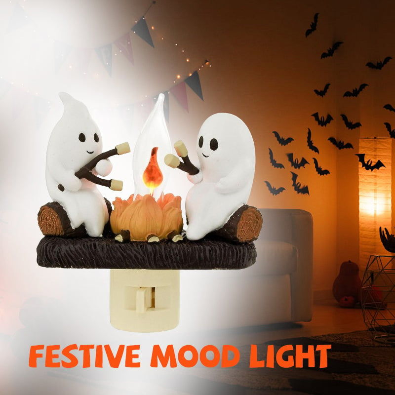 USB Ghost Campfire Flickering Nightlight✨🔥👻