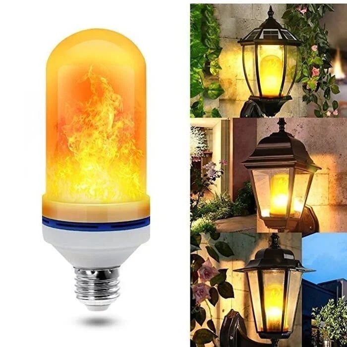 LED Flame Effect Light Bulb-With Gravity Sensing Effect