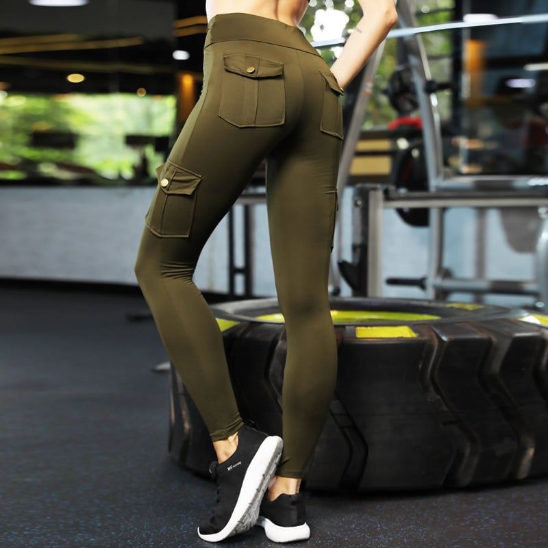 Women's Pocket Sexy Stretch Leggings Fitness Track Pants🔥