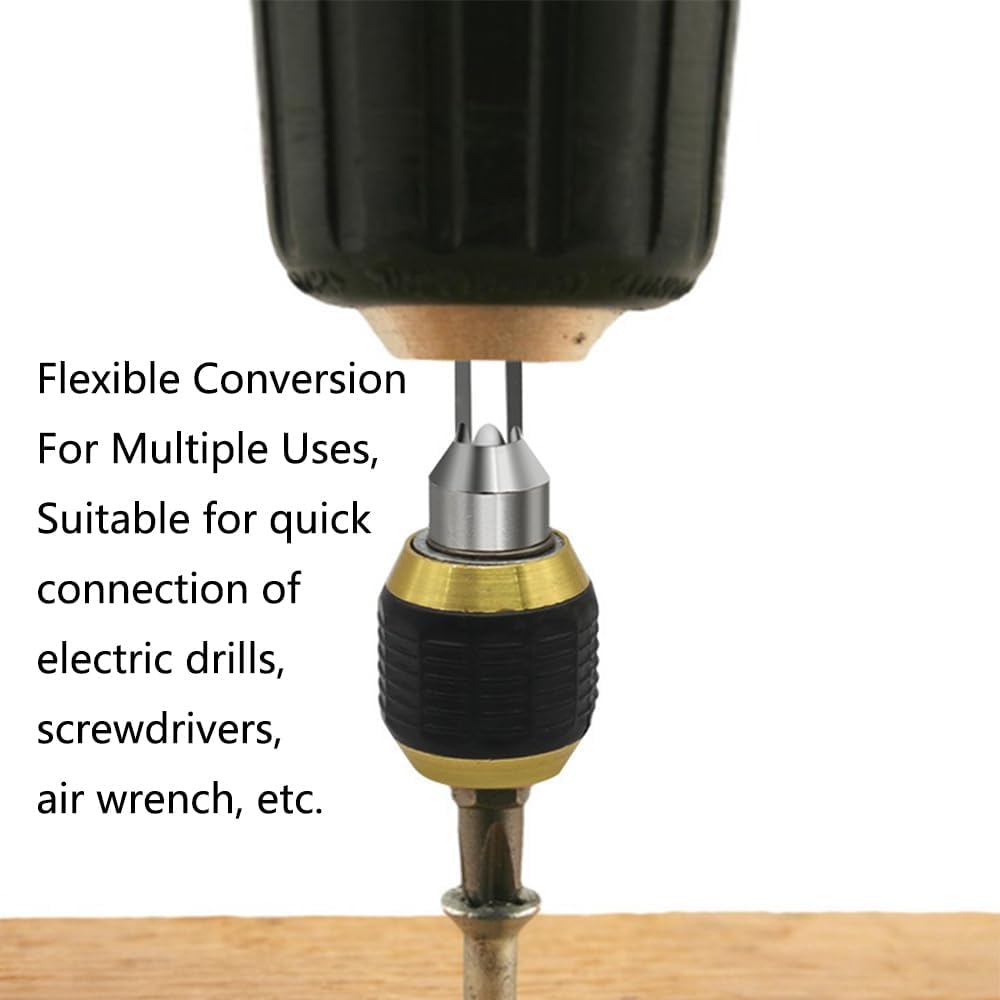 🏆Flash Sale⚡ Hex Shaft Quick-Change Adapter for Power Drill – Heavy-Duty Socket Converter