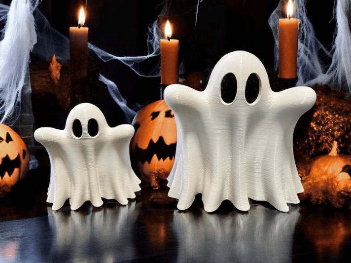 🎃Halloween Decorations - 👻Cute Ghosts With Tea Lights