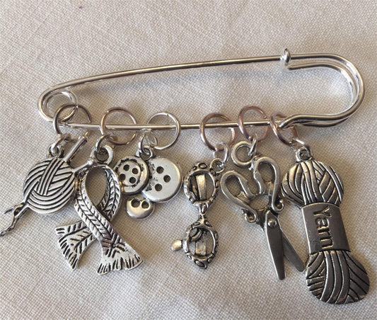 🧶Knitting Sewing Charm Stitch Markers | "Go To" Stitch Markers