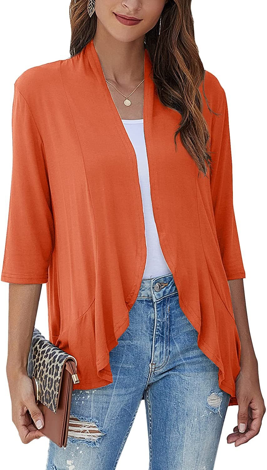 Women's Casual Lightweight Open Front Cardigans