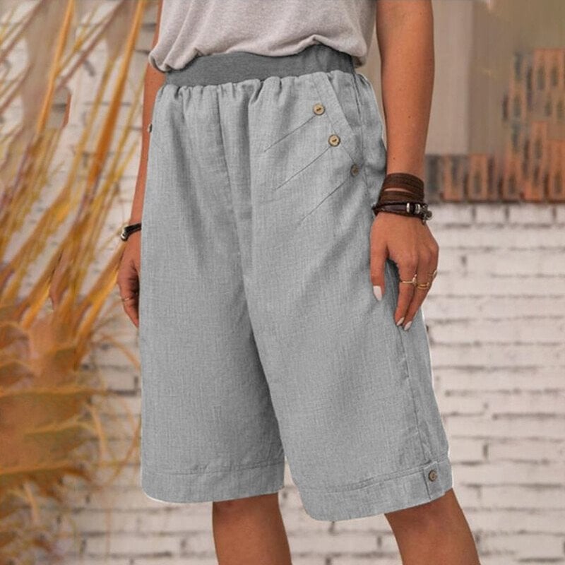 Women's summer casual pocket shorts