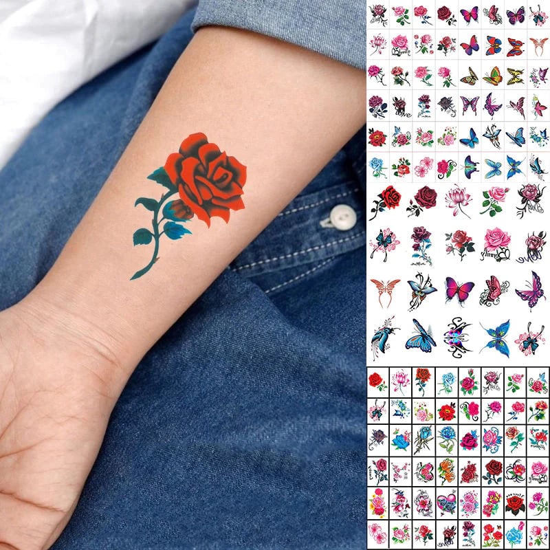 Trendy 3D Tattoo Stickers✨