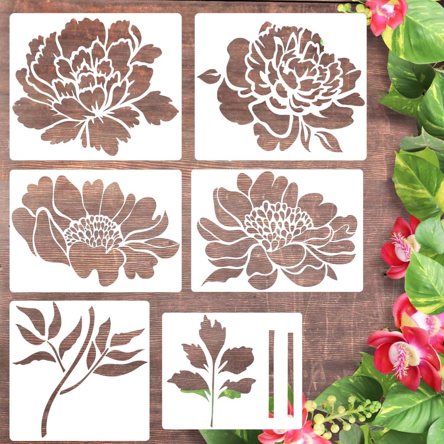 Garden Fence Large Flower Stencils🌻DIY Decoration