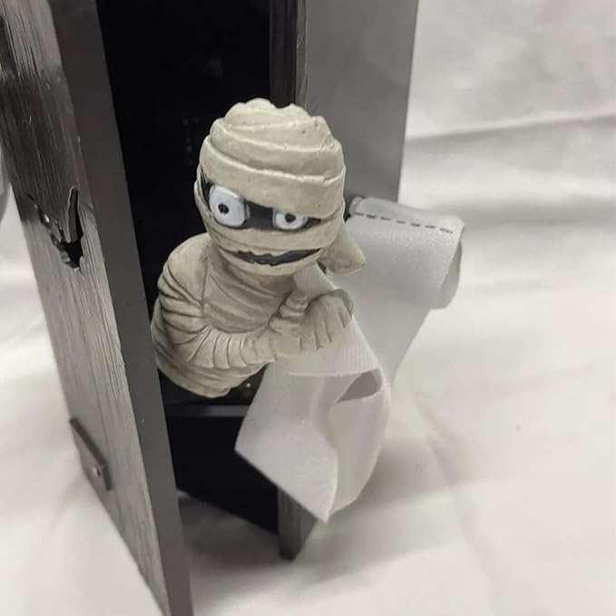 🔥Funny Outhouse Mummy Toy