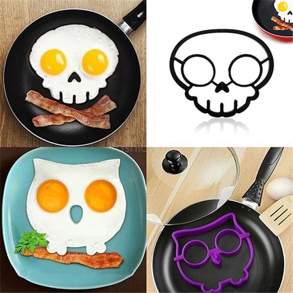 Halloween Horror Skull Fried Egg Mold