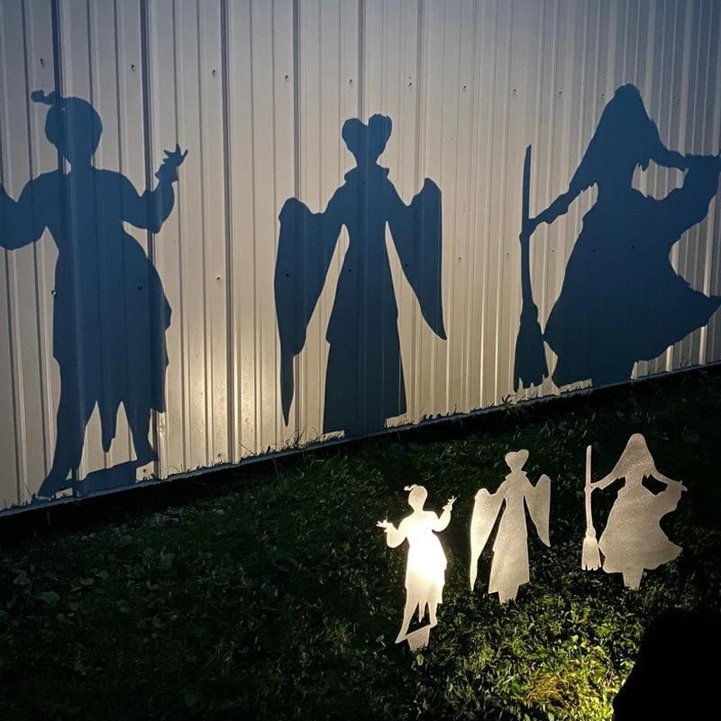 Halloween Metal Yard Stakes Shadow Caster