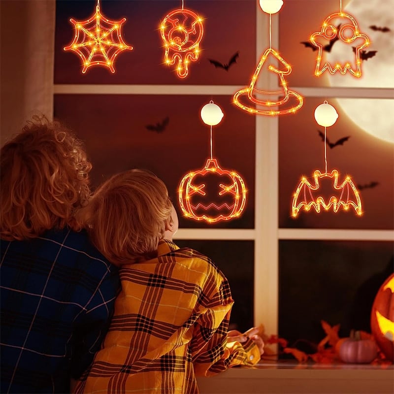 ✨ Upgrade Halloween Window Lights  Decorations