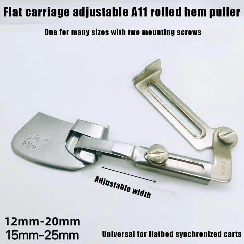 Adjustable Sewing Rolled Hemmer Foot