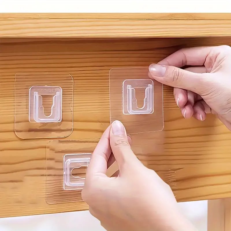 Transparent Double-sided Adhesive Wall Hooks