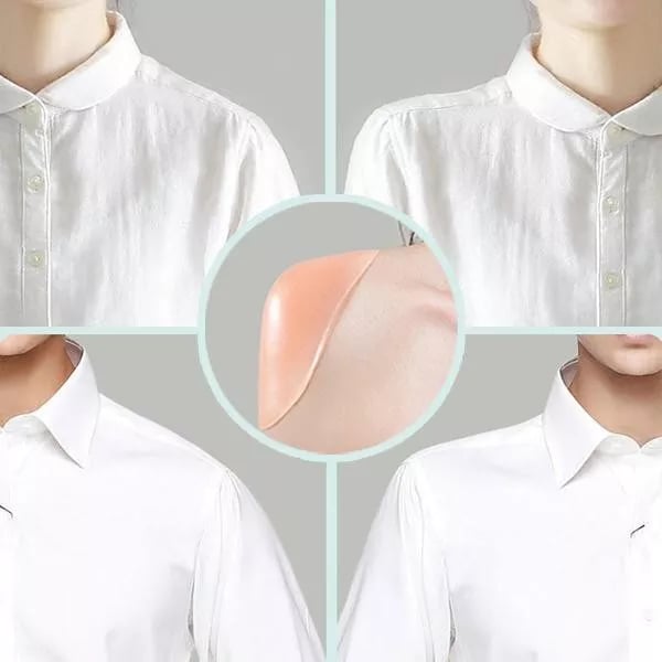 Naturally Silicone -Transparent Anti-slip Shoulder Pads