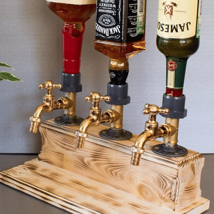 💥Liquor Alcohol Whiskey wood Dispenser