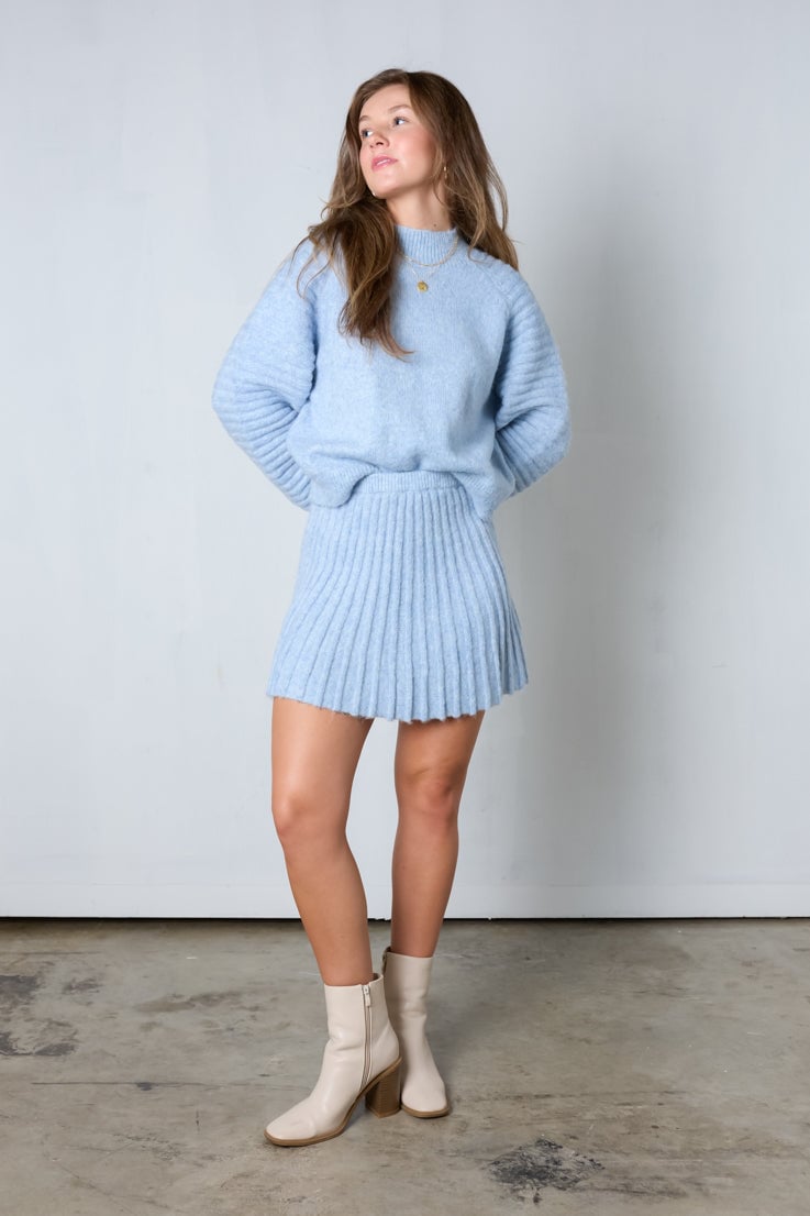 🔥Buy 2 Free Shipping🔥Pleated Knit Skirt Set