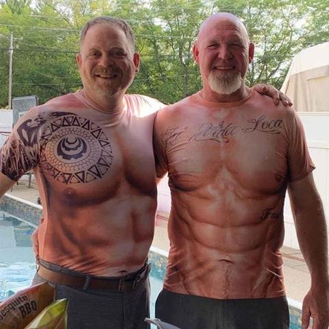 🤣Special Father's Day gift🤣MUSCLE TATTOO All Over Print T-Shirt