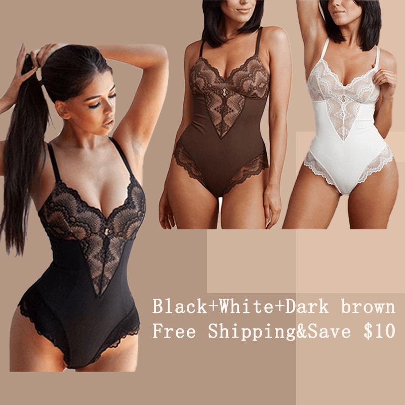 🔥2023 Summer Sexy Lace Tummy Control Bodysuit