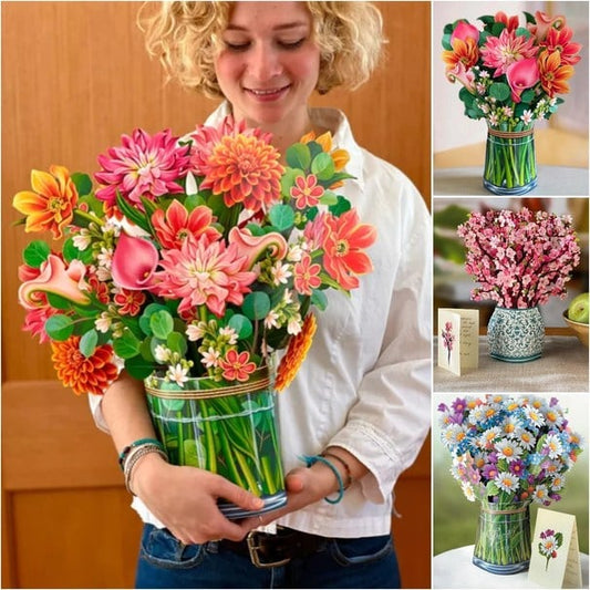 🔥Mother's Day Sale- SAVE 49% OFF🔥Pop Up Flower Bouquet Greeting Card