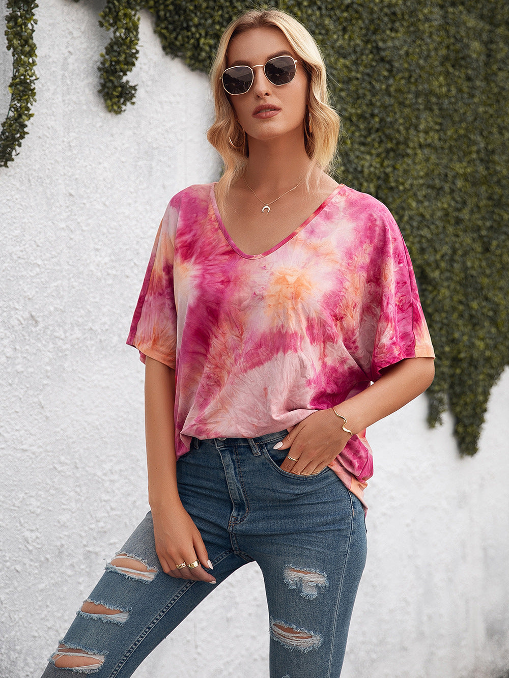 2023 Summer New Tie-dye Women's T-Shirt