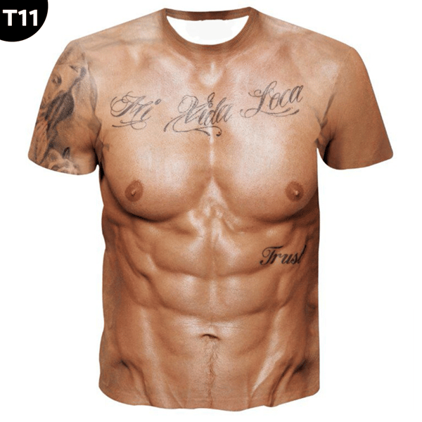 🤣Special Father's Day gift🤣MUSCLE TATTOO All Over Print T-Shirt