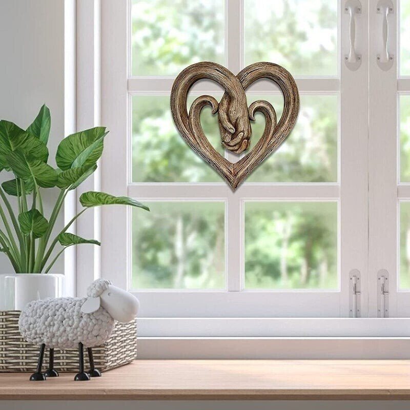 🎁SALE-49%OFF-🔥Heart Holding Hands Wall Decor - Forever Love