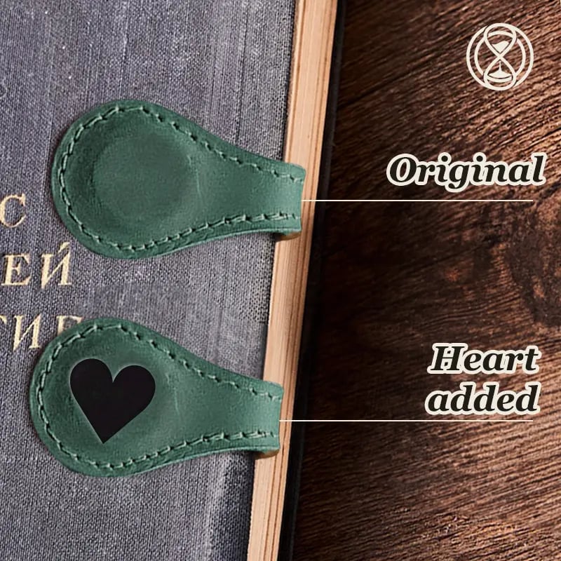 ✨Last Day Special Sale - 49% OFF✨TimelessMark🔥Personalized Magnetic Leather Bookmark🔥