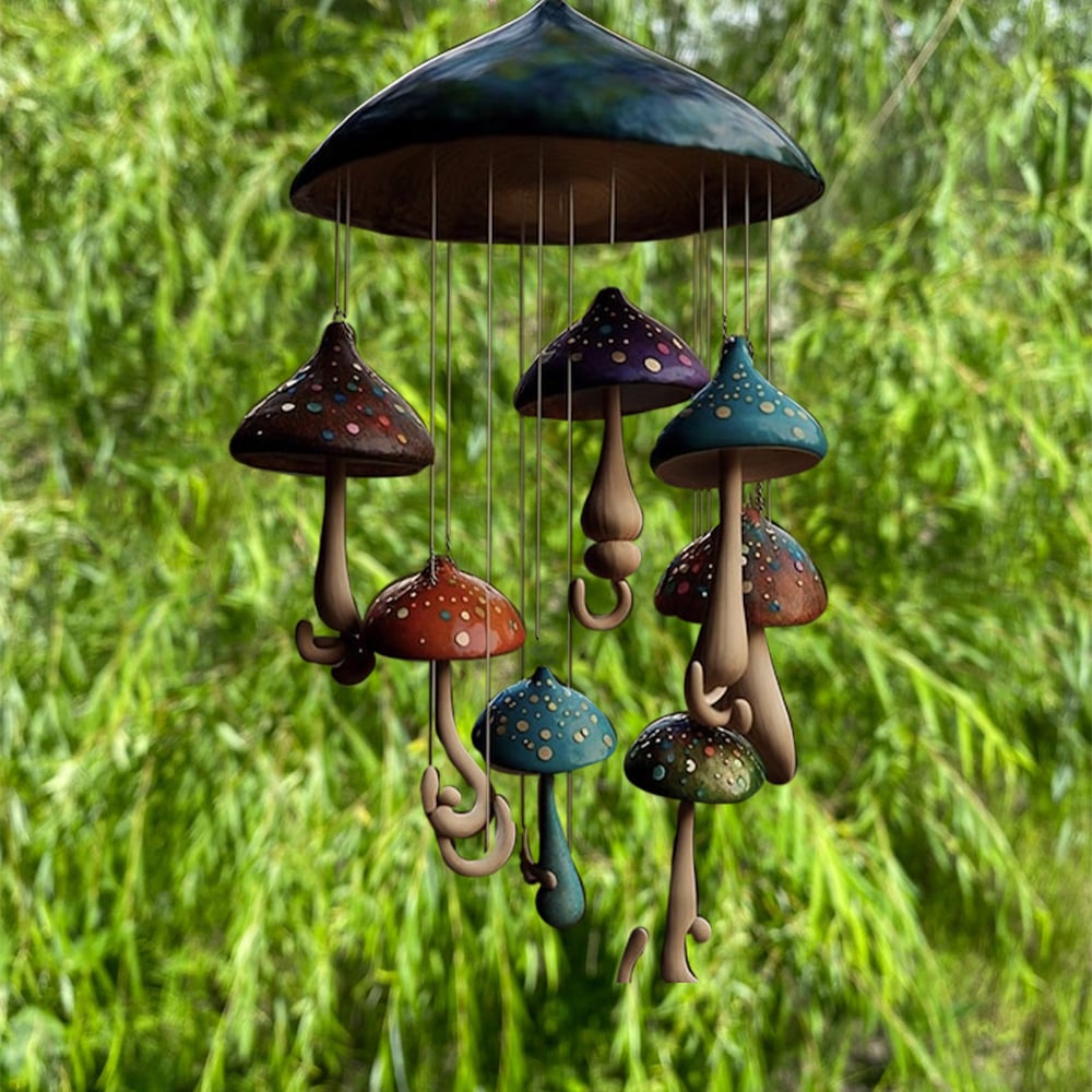 🎉LAST DAY 49% OFF⇝💞-🔥Mushroom Campanula Handmade  Art