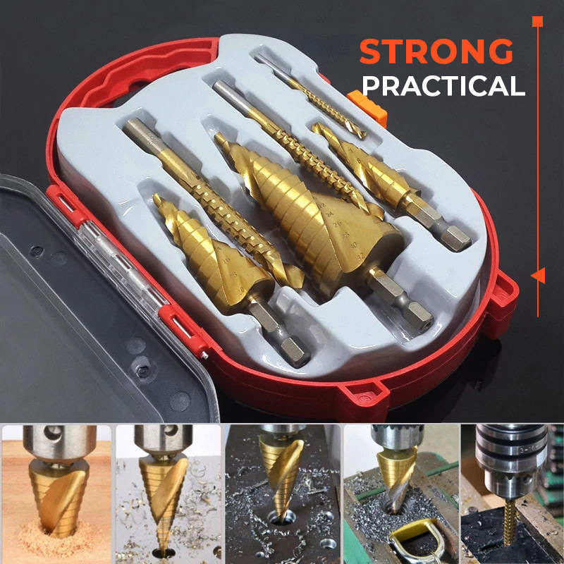 🔥Hot Sale🔥Titanium Plating Drill Bit Set(50% OFF)