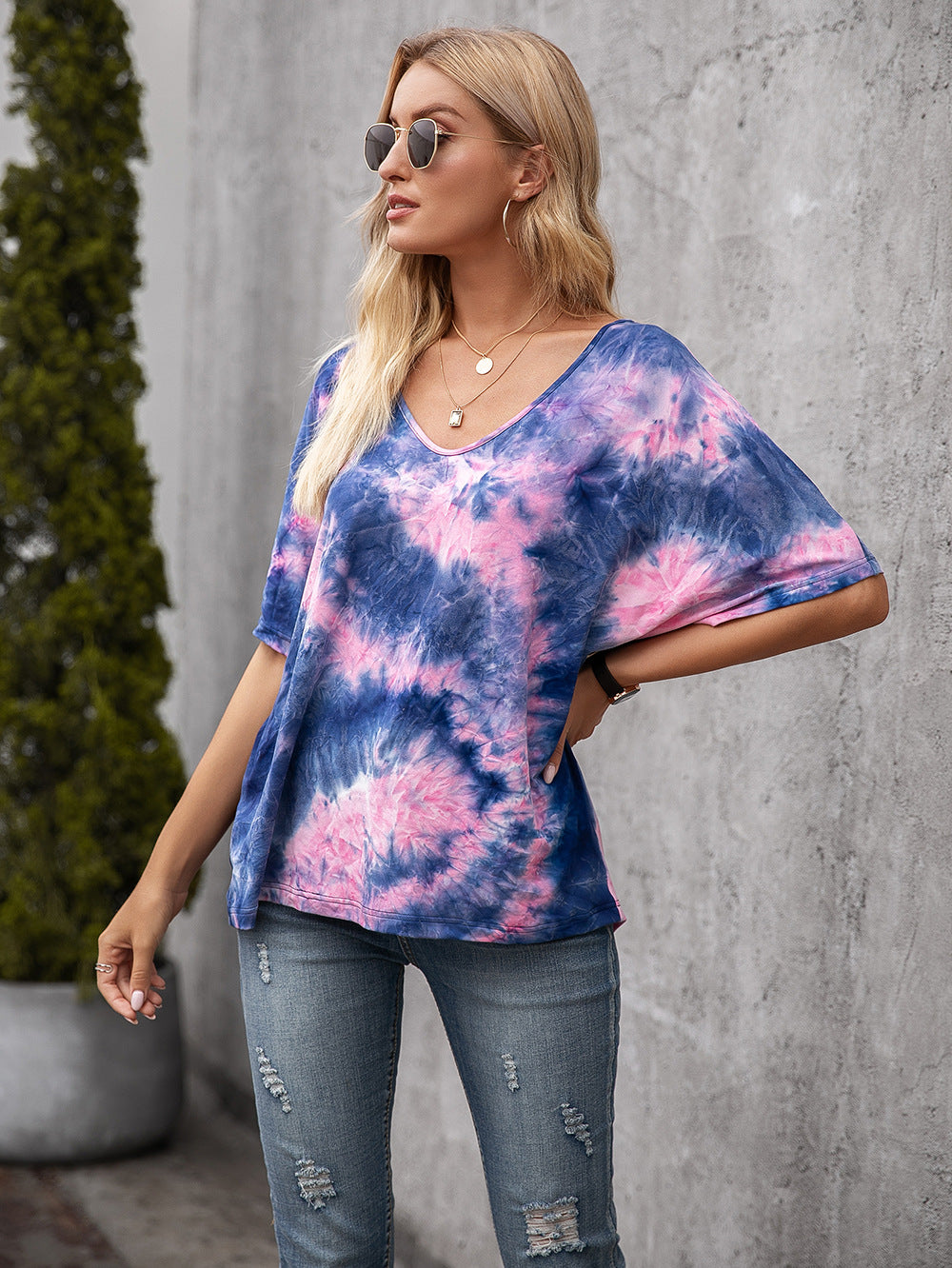 2023 Summer New Tie-dye Women's T-Shirt