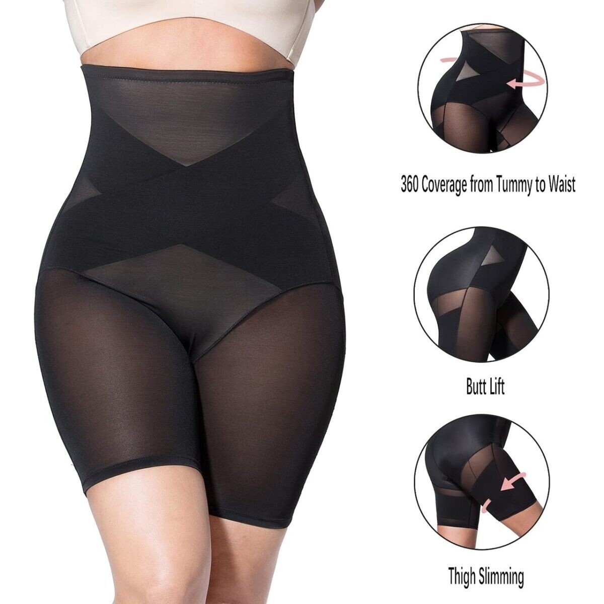 🔥SUMMER HOT SALE - 49% OFF🔥New Cross Compression High Waisted Shaper