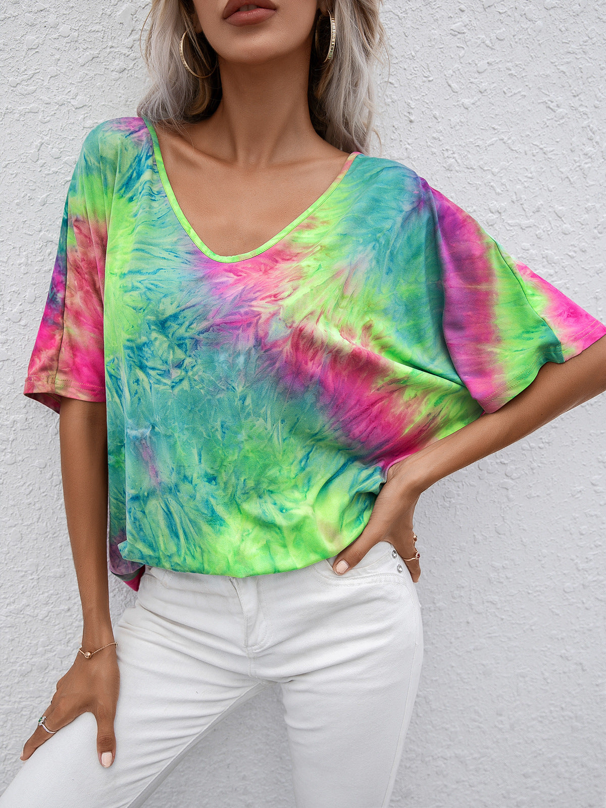 2023 Summer New Tie-dye Women's T-Shirt