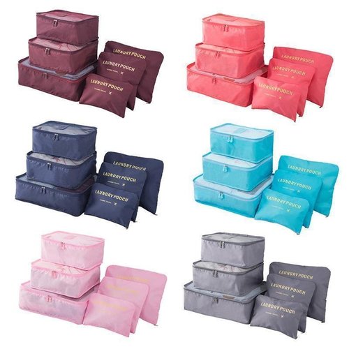 ✈6 pieces portable luggage packing cubes🧳Buy More Save More🚗