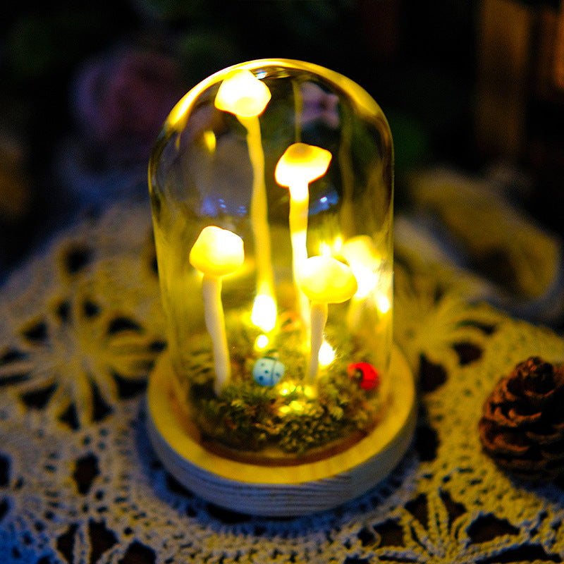 Hand-Made Original Night Light/Cute Retro Mushroom Night Light /Gift Light/Handmade mushroom lamp