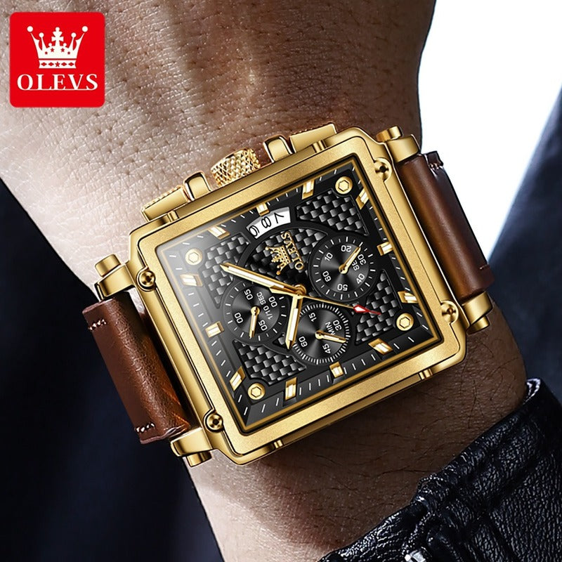 Luxury Diamond Crown Business Automatic Mechanical Watch