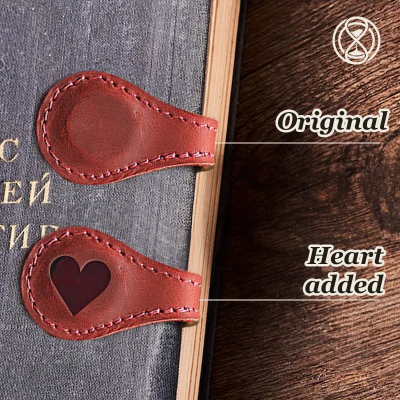 ✨Last Day Special Sale - 49% OFF✨TimelessMark🔥Personalized Magnetic Leather Bookmark🔥