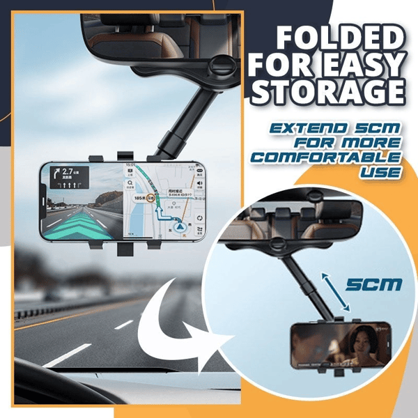 Rotatable Retractable Car Phone Holder