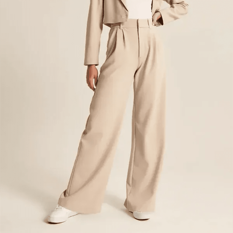 Effortless Tailored Wide Leg Pants